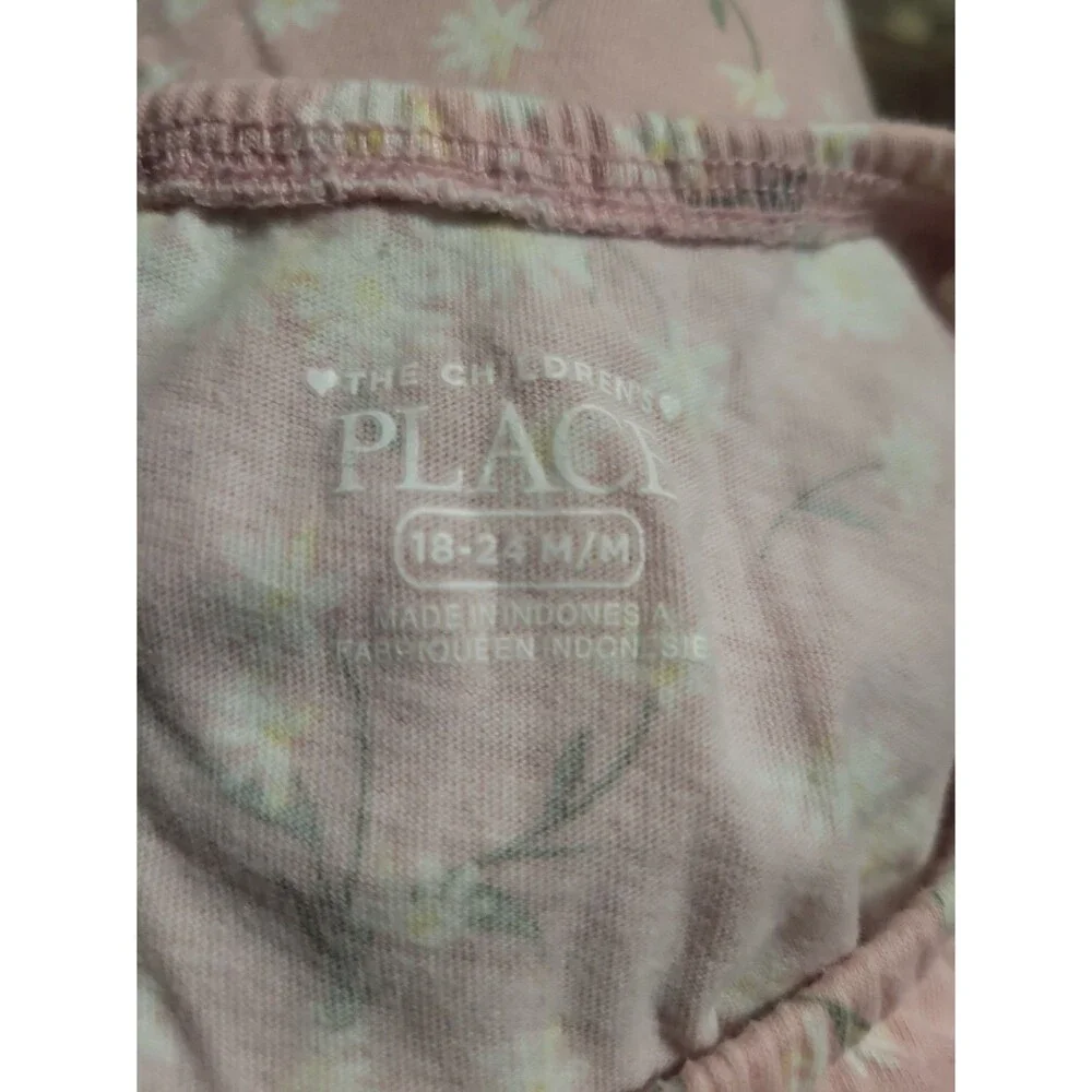 (#9) The Childer's Place Girl Pink Top & Skirt Outfit Toddler 18-24 M